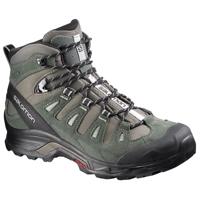 Bottes De Randonnée Salomon Homme Vert Olive / Noir - Salomon QUEST PRIME GTX® - France (3964-YTGIC)